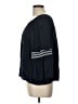 Ann Taylor 100% Rayon Black 3/4 Sleeve Blouse Size L - photo 5