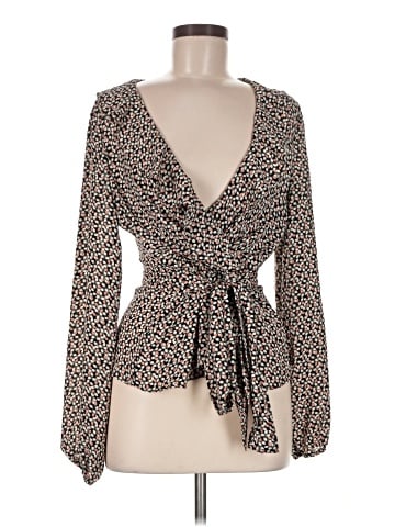 Max Studio Long Sleeve Blouse (view 1)