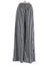 Akira 100% Polyester Stripes Silver Casual Pants Size L - photo 2