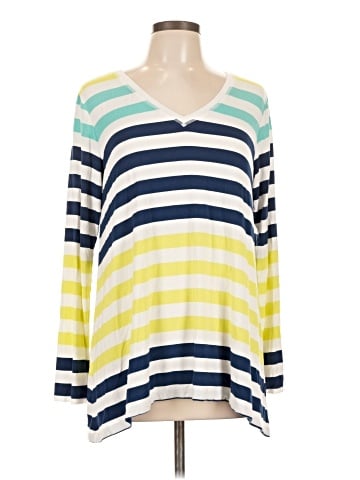 Liz Claiborne Long Sleeve T-Shirt (view 1)