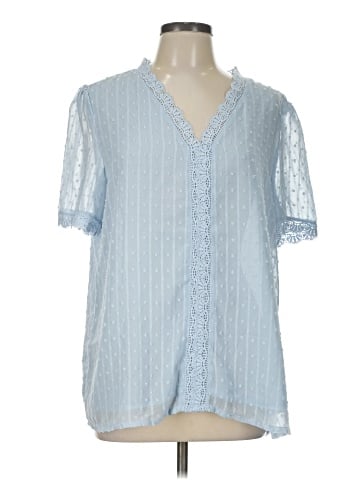 Unbranded Short Sleeve Blouse (view 1)