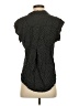 Jachs Girlfriend Polka Dots Black Short Sleeve Blouse Size S - photo 2