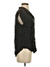 Jachs Girlfriend Polka Dots Black Short Sleeve Blouse Size S - photo 4