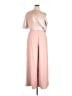 Amsale 100% Polyester Pink Jumpsuit Size 16 - photo 1