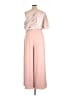 Amsale 100% Polyester Pink Jumpsuit Size 16 - photo 2
