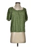 Unbranded Green Short Sleeve Blouse Size XS - photo 1
