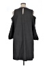 Halogen Solid Gray Casual Dress Size XL - photo 2