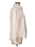 George Color Block Ivory Long Sleeve Blouse Size L - photo 4