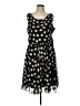 Evan Picone 100% Polyester Polka Dots Black Casual Dress Size 12 - photo 1