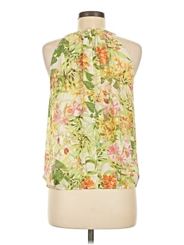 Rose + Olive Sleeveless Blouse (view 2)