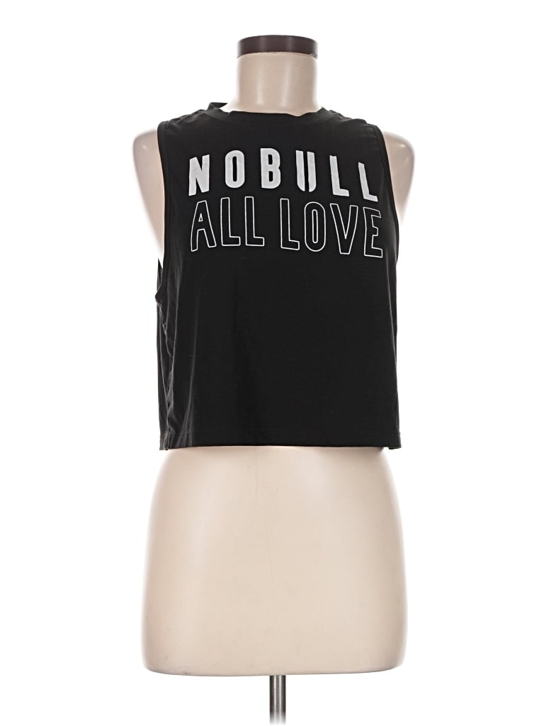 Pre-owned Nobull Sleeveless T-shirt In Black