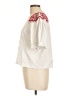 Desigual Ivory Short Sleeve Blouse Size L - photo 5