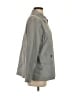 Additions by Chico's Solid Gray Raincoat Size 2 - photo 4
