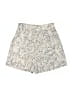 Cotton Bleu Print Ivory Shorts Size S - photo 1
