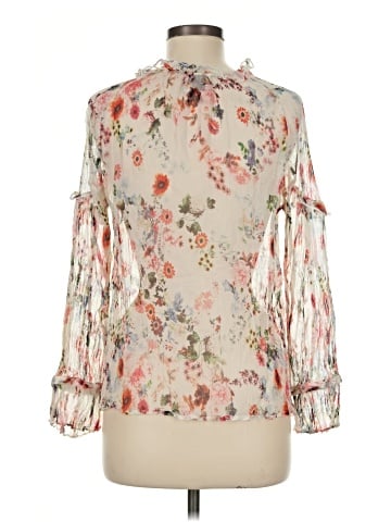 HD in Paris 3/4 Sleeve Silk Top (view 2)