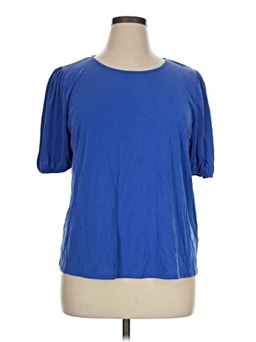 Green Envelope Short Sleeve Top (view 1)