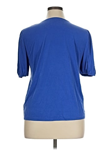 Green Envelope Short Sleeve Top (view 2)