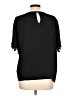 CeCe Black Short Sleeve Blouse Size L - photo 2