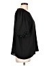 CeCe Black Short Sleeve Blouse Size L - photo 4