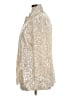 Ann Taylor LOFT 100% Polyester Metallic Gold Coat Size 14 - photo 5