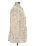 Ann Taylor LOFT 100% Polyester Metallic Gold Coat Size 14 - photo 4