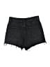 Uniqlo Black Denim Shorts Size 23 waist - photo 2