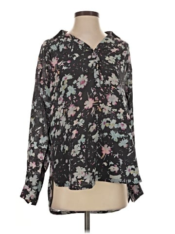 Rebecca Taylor 3/4 Sleeve Silk Top (view 1)
