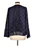 LC Lauren Conrad 100% Polyester Blue Long Sleeve Blouse Size L - photo 2