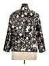Chico's 100% Cotton Print Black Jacket Size XL (3) - photo 2