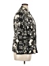 Chico's 100% Cotton Print Black Jacket Size XL (3) - photo 4