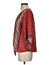West Kei 100% Polyester Red 3/4 Sleeve Blouse Size S - photo 5