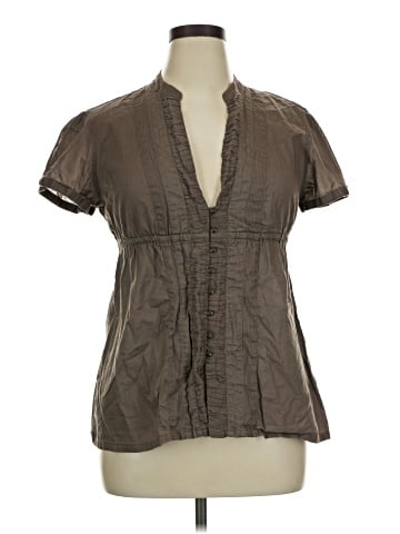 SONOMA life + style Short Sleeve Blouse (view 1)