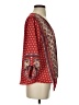 West Kei 100% Polyester Red 3/4 Sleeve Blouse Size S - photo 4