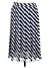 MICHAEL Michael Kors 100% Polyester Stripes Blue Casual Skirt Size 6 - photo 1