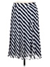 MICHAEL Michael Kors 100% Polyester Stripes Blue Casual Skirt Size 6 - photo 2