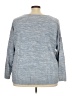 Lane Bryant 100% Cotton Gray Pullover Sweater Size 26 - 28 Plus - photo 2