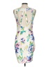 Lush 100% Polyester Floral Ivory Cocktail Dress Size L - photo 2