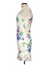 Lush 100% Polyester Floral Ivory Cocktail Dress Size L - photo 5