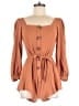 ASOS Solid Brown Romper Size 6 - photo 1