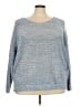 Lane Bryant 100% Cotton Blue Pullover Sweater Size 26 - 28 Plus - photo 1