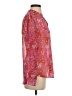 Kut from the Kloth 100% Polyester Paisley Pink Long Sleeve Blouse Size XS - photo 4