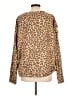 Easel Animal Print Brown Pullover Sweater Size L - photo 2