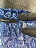 Tahari Paisley Blue Long Sleeve Blouse Size 1X - photo 8