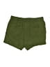 Echo 100% Cotton Solid Green Shorts Size S - photo 2