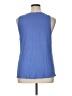Elle 100% Rayon Blue Sleeveless Blouse Size XL - photo 2