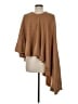 Look 100% Acrylic Brown Poncho One size - photo 2