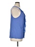 Elle 100% Rayon Blue Sleeveless Blouse Size XL - photo 4