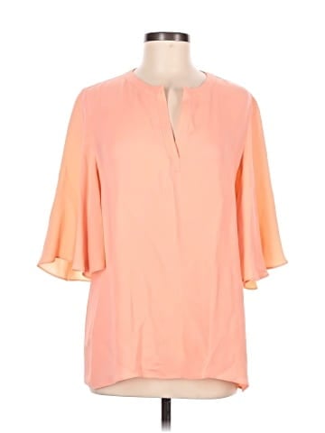 Lafayette 148 New York 3/4 Sleeve Silk Top (view 1)