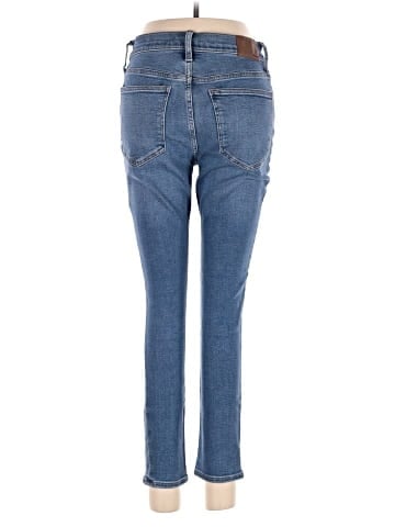 Madewell 9" Mid-Rise Skinny Crop Jeans: Button-Front TENCEL&trade; Denim Edition (view 2)
