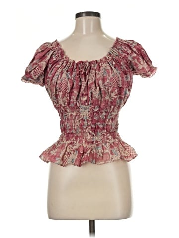 Lauren Jeans Co. Short Sleeve Blouse (view 1)